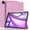 Pale Violet Red, variant on HCTian New iPad Air 13 Inch Case M3 2025/M2 2024 with Pencil Holder, Trifold Stand Smart Case with Soft TPU Back,Auto Wake/Sleep