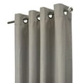 thumbnail image 3 of Loft Living Elba Blackout Grommet Indoor Curtain 52 x 63 in Light Grey, 3 of 6