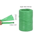 thumbnail image 2 of Unique Bargains Raffia Ribbon 109 Yard, Natural Packing Paper Twine String, Olive Green 1 Roll, 2 of 7
