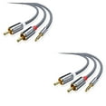 thumbnail image 1 of Methold RCA Cable de Audio Jack 3,5 a 2 RCA Cable 3,5mm Jack a 2RCA Splitter Cable para TV PC amplificadores DVD Cable de altavoz Type3 NO3, 1 of 5