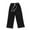 Black, variant on Kids Clothes Girls Casual Corduroy Wide Leg Sweatpants Elastic Waist Joggers Pants with Drawstring Size 5-15