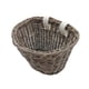 thumbnail image 4 of Cesta de mimbre para bicicleta Zulema Cesta de ciclismo manillar impermeable tejido a mano ajustable gris oscuro, 4 of 8