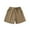 Khaki, variant on Povozer Kid Boys' Cotton Pockets Shorts(Green,3Y)