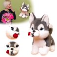 thumbnail image 2 of Dog Stuffed Animals Plushie Doll Valentine's Day Toys, Plush Dog with Rose, Gift for Her Kids Girlfriend,Party Favors Home Decorations,Puppy Plush for Boys and Girls HJJLRH, 2 of 9