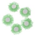 thumbnail image 4 of 5 piezas Floral Boda Diy Flor Hágalo para Niñas Menta verde, 4 of 9