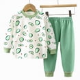 thumbnail image 4 of HCNTES Boys Sweatpants Set - 2 Piece Fleece Pullover Hoodie Sweatshirt and Boys Jogger Pants Youth Kids Activewear Set(18-24 Months,a163-Green), 4 of 4
