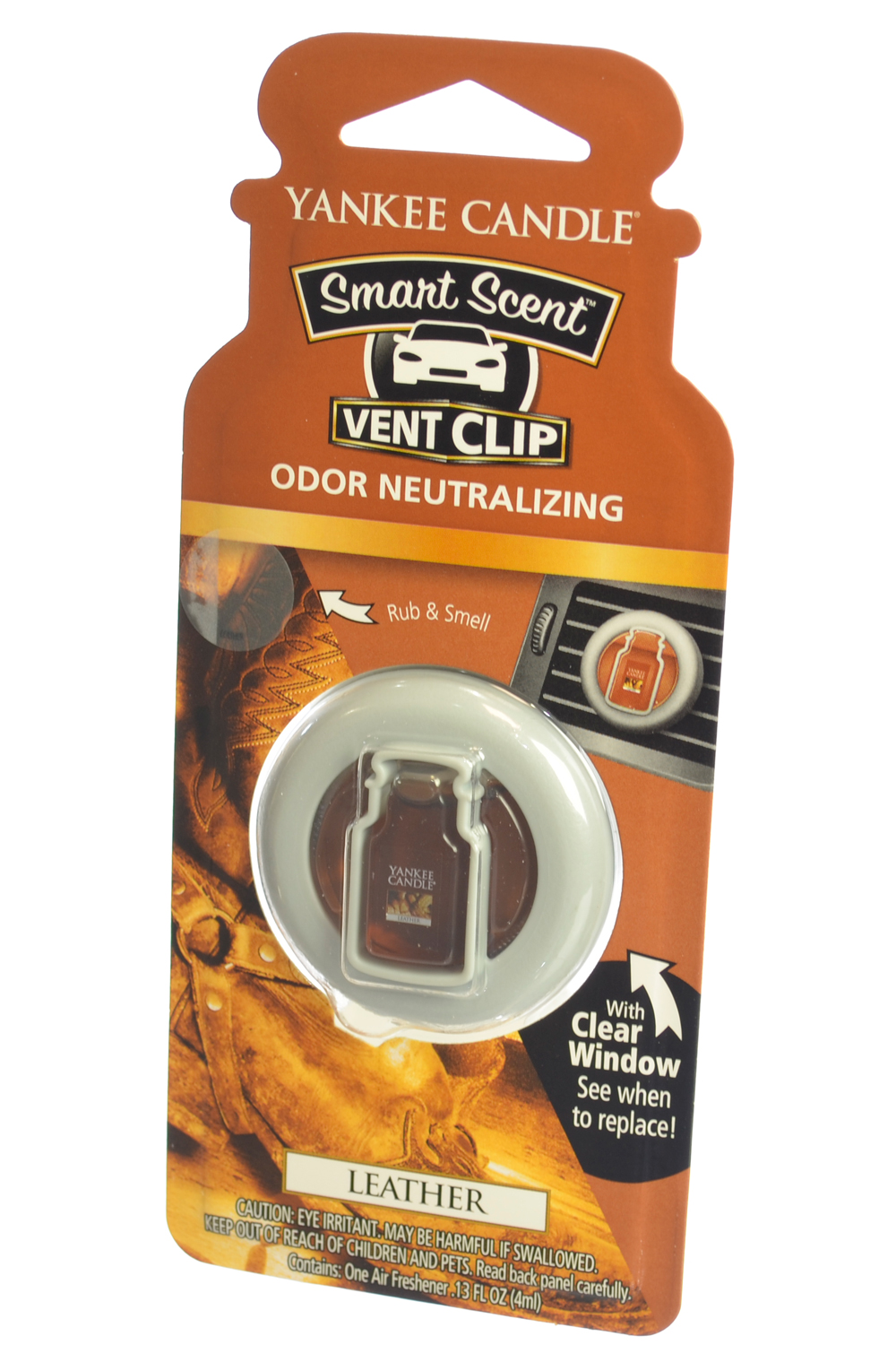 Yankee Candle Smart-Scent Vent Clips Car Freshener – 4-Pack (Sage & Citrus) – Long-Lasting, Adjustable
