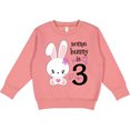 thumbnail image 2 of Inktastic Somebunny is Three-third Birthday Bunny Toddler Sweatshirt, 2 of 4