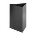 thumbnail image 3 of Safco Trifecta Receptacle 26" High Base Triangular 15gal Black 9550BL, 3 of 3