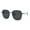 All Black, variant on Womens Optical Quality Metal Rim Butterfly Chic Curved Arm Sunglasses All Black
