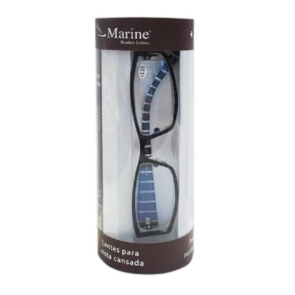 Lentes Marine varios colores graduación + 3.00 vista cansada 2 pzas