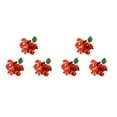 thumbnail image 2 of Ramo de flores artificiales Yuarrent 3 piezas Rojo 2Conjunto, 2 of 6