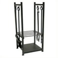 thumbnail image 1 of Uniflame Porte-bûches Noir avec Outils, 1 of 1