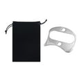 thumbnail image 1 of Tabla de masaje Gua Sha de acero inoxidable, profesional, portátil, de mano, herramienta facial Guasha, masajeador manual para cuello, cara y ojos, 1 of 9