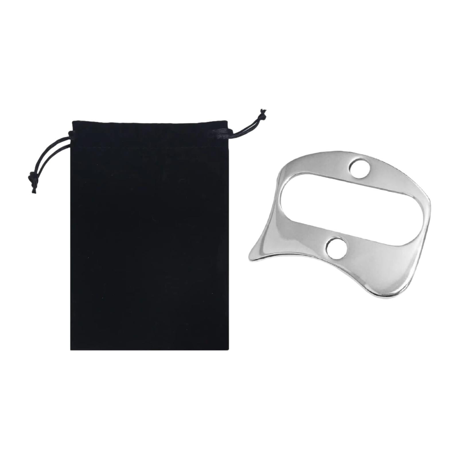 Bothyi Stainless Steel Gua Sha Handheld Portable Manual Massager for Neck Eyes Back