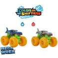 Hot Wheels Kids Play Monster Trucks Color Reveal Battle Pack with Mega ...