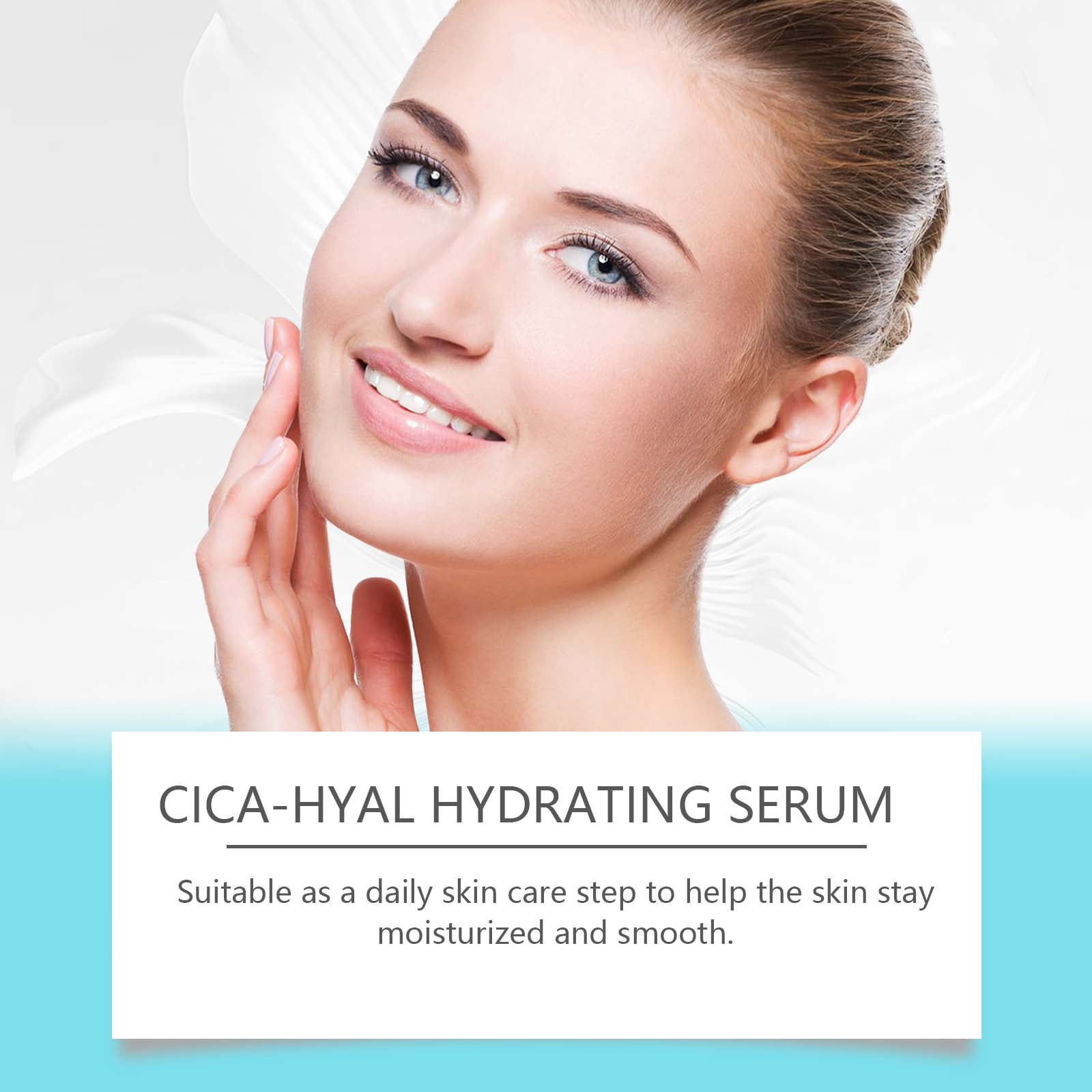 Alvantor Hyaluronic Acid Serum with Centella Asiatica - Moisturizing Face Essence for Dry Skin, 1 fl. oz
