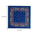 thumbnail image 5 of Motorcycling Head Scarf Music Festival Kerchief Street Dance Flower Bandanas, 5 of 15
