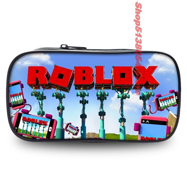 Bolsa con cremallera, estuche de lona de sarga, caja grande para bolígrafos, bolsa de lápices para estudiantes, suministros de papelería escolar