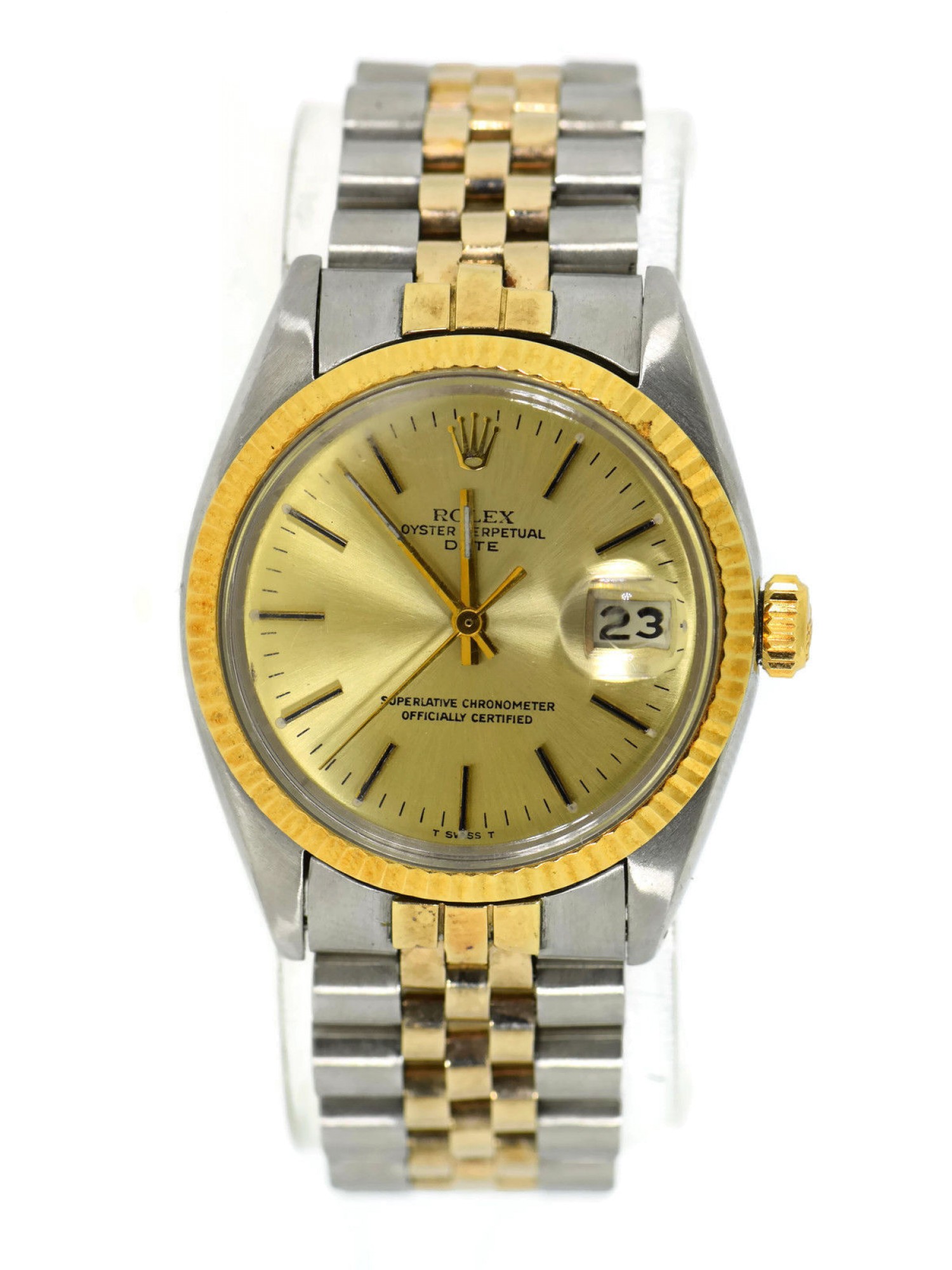 Rolex Unisex Oyster Perpetual Date 34mm Watch 391926699184-E Pre-Owned ...