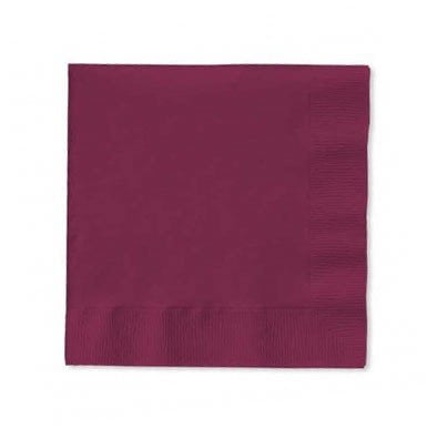 paper 5 x 5 6.5 x 6.5 Apple Red Amscan 60215.4 Party Perfect Vibrant 2-Ply Beverage Napkins Tableware Pack of 50
