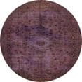 thumbnail image 1 of Ahgly Company Indoor Round Abstract Red Abstract Area Rugs, 5' Round, 1 of 6
