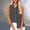 Dark Gray, variant on Aoiroe Women's Linen Blouse V Neck Sleeveless Shirt,Ladies Summer Trendy Work Shirt Loose Fit Fall Fashion Clothes Trendy 2026 Fall Fashion Outfits Clothes Summer Casual Tunic Blouse Blackish Green L