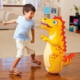 thumbnail image 2 of Children Adult Tumbler Boxing Inflatable Standing Punching Bag Boys Dinosaur Sport Toys Kids Activity Outdoors Game Gift, 2 of 9
