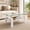 Transparent, variant on Morufur Rectangle Glass Coffee Table for Living Room, Brown Glass Coffee Table with Storage Shelf and Black Metal Legs for Apartment (Brown, Black)