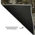 thumbnail image 3 of Addison Rugs Mayfield Washable Transitional Squares Brown Rectangle Rug, 3' x 5', 3 of 6