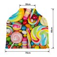 thumbnail image 2 of PKQWTM Colorful Candy Nursing Cover Baby Breastfeeding Infant Feeding Cover Baby Car Seat Cover, 2 of 2