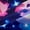 Black Pink 02, variant on Feelyou Pink Axolotl Black Out Curtains, Blossoms Flower Curtains Pack of 2 (42x63 Each)