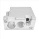 thumbnail image 3 of 5X para la Impresora 3D V400, Piezas del Extrusor de la Boquilla del Hotend, Cabezal de Impresión, Bloque de de Latón, Garganta Revestida de Cobre, 3 of 5
