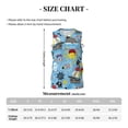 thumbnail image 4 of Rocae Pirate Marine Animals for Men's Basketball Jersey Lightweight and Breathable Athletic Tank Top,Quick-Drying Sports Jersey Large, 4 of 9