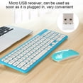 thumbnail image 4 of Mouse And Keyboard Set, Mechanical Game Keyboard 3-Speed Micro USB Receiver, With Ergonomic Tilt Angle, For Notebook, Computer, Office, Office Workers, Game Lovers​, 4 of 8