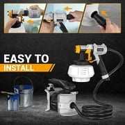 BATAVIA Paint Sprayer BSG0140, HVLP Electric Gun, 1200ml, for Thinned Latex, Paint Sprayer for House Painting, Home Interior and Exterior, Furniture, Fence, Walls, Cabinet, Ceiling