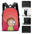 thumbnail image 3 of Rick and Morty Season Backpack Study Sensei System Disciplined Bookbag with Zen Lunch Organizer, 3 of 5