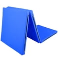 thumbnail image 2 of Colchoneta plegable deportiva para gimnasio, ejercicio, entrenamiento, gimnasia, baile, fitness, yoga (azul), 2 of 10