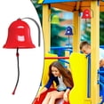 thumbnail image 3 of Juguetes creativos Bell Playground Hanging Set Piezas Accesorios Outdoor Playset para Outdoor Wooden Set para a de 3 o rojo Hugo Juguetes Campanas, 3 of 9