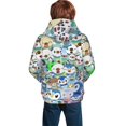 thumbnail image 3 of Piplup Youth Cartoon Hoodie Fashion Long Sleeve Kids Pullover Coat Casual Hoody Hooded Sweatshirts for Boys Girls, 3 of 8