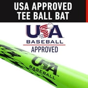 Franklin Sports Venom Aluminum Official Youth Tee Ball Bat - 26 In., 16 Oz. (-10), Green