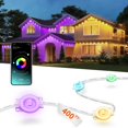 thumbnail image 1 of Luces exteriores Nexillumi RGB de 400 pies con control remoto IP67, 1 of 9