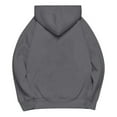 thumbnail image 4 of Womens Hoodies Casual Hooded Sweatshirt Winter Solid Color Sweaters Pullover Top Long Sleeve Loose Jackets Fall Outwears Clothes with Pocket, 4 of 5