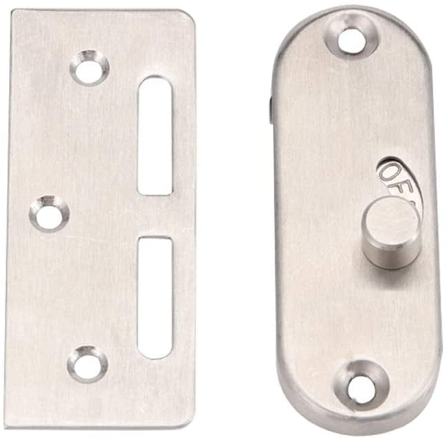1 Piece 90 Degree Sliding Door Lock, Buckle Hook Lock Bolt, 90 Degree Right Angle Door Latch
