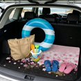thumbnail image 2 of DISNIMO Car Cargo Mat All Weather Heavy Duty Trunk Liner Floor Mat Machine Washable Dog Cargo Cover Universal Protective Mat for SUV Truck Sedan Vehicles, Cherry Blossom Print, 2 of 7
