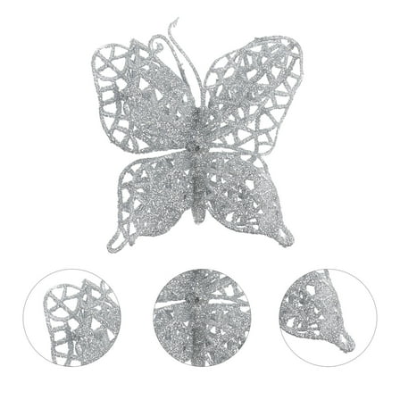 Milisten Set of 6 Plastic Christmas Tree Ornaments Holiday Decorations for Xmas