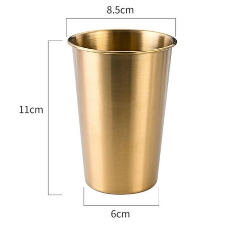 

Yannee 400ml Stainless Steel Beer Cup Drinking Mug for Camping Party Coffee Whisky