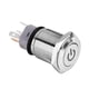 thumbnail image 4 of 16mm 12V LED azul Metal pulsador interruptor de palanca enchufe para coche motocicleta Yatch, 4 of 8