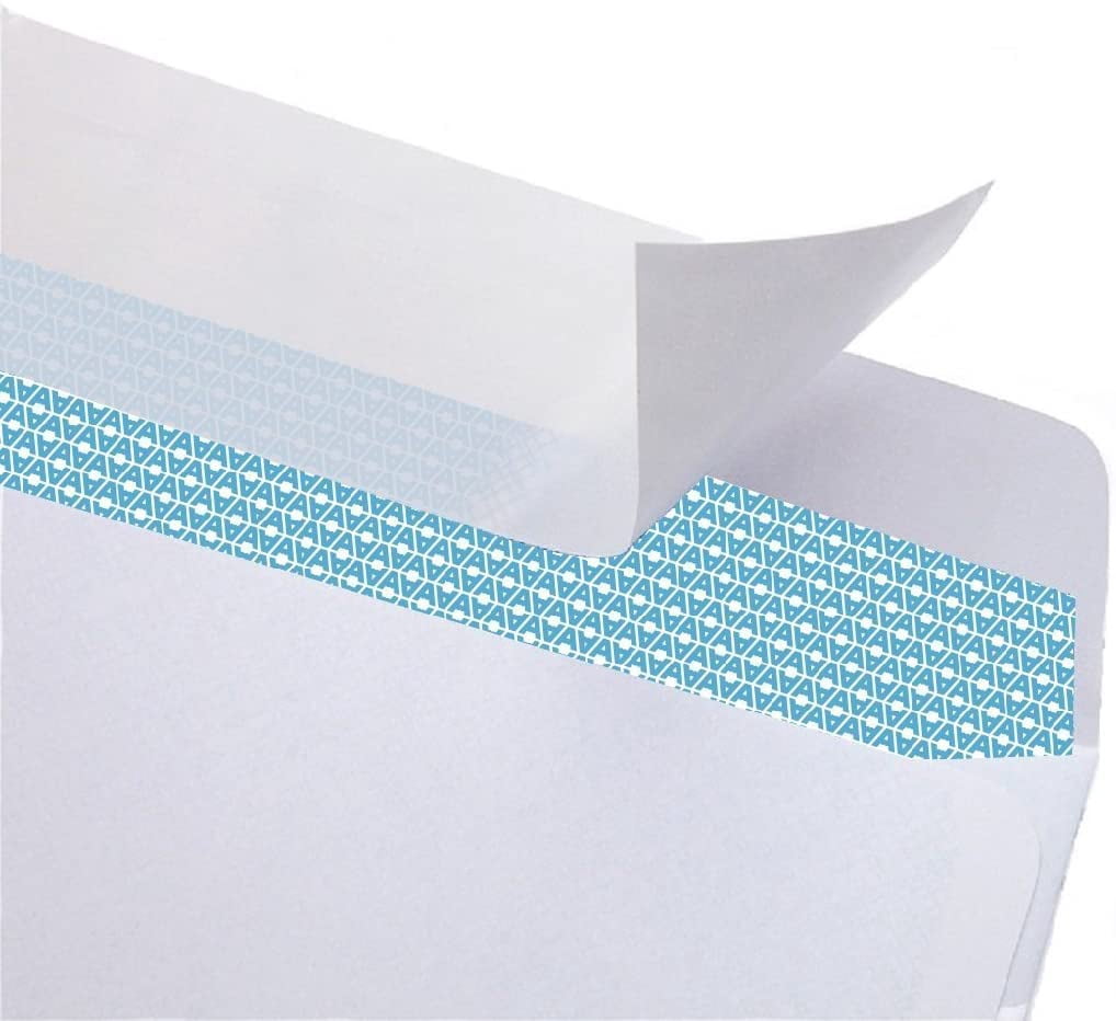 Aimoh #10 Double Window Security Envelopes, Security-Tinted Mailing Envelopes with Self-Seal Strip, 500 Count