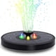 thumbnail image 1 of Bomba de fuente solar para baño de pájaros Luces LED de colores Energía solar Namotu LRWJ739, 1 of 7